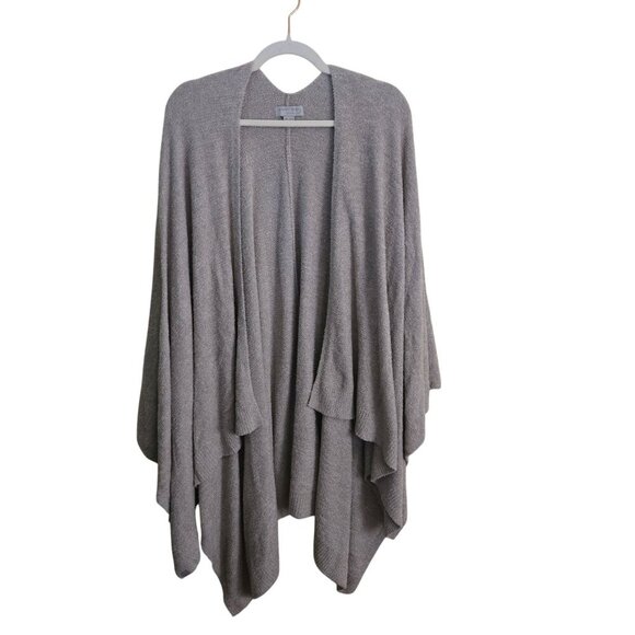 Barefoot Dreams Cozy Chic Lite Pewter Bamboo Rayon Blend Wrap One Size - Picture 2 of 6